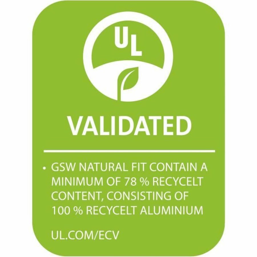 Stegepande GSW Aluminium 100 % Genbrug Natur  20 cm #6