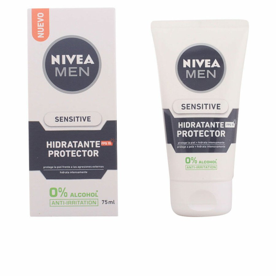 Fugtgivende ansigtscreme Nivea Men Sensitive SPF15 75 ml Spf 15 (75 ml) #1