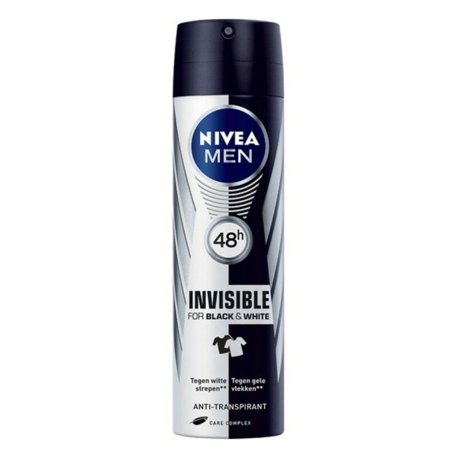 Spray Deodorant Men Black & White Invisible Nivea Men Black White Invisible (200 ml) 200 ml #1