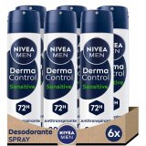 Spray Deodorant Nivea DERMA CONTROL SENSITIVE 200 ml #2