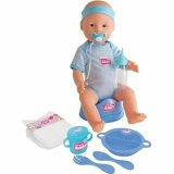 Babydukke med tilbehr Simba New Born Baby 43 cm #1