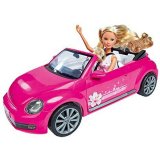 Dukke Steffi Love Cabriolet New Beetle 45 cm Bil Pink #3