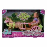 Baby dukke Simba Evi Love Horse Carriage #1