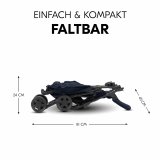 Klapvogn til baby Hauck M�rkebl� #7