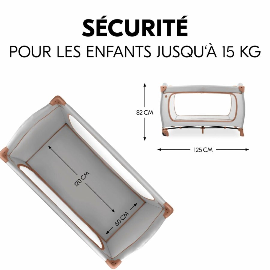 Vugge til baby Hauck Brun #6