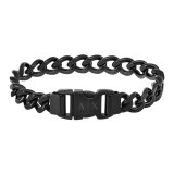Armbnd til mnd Armani Exchange AXG0156001 Sort #1