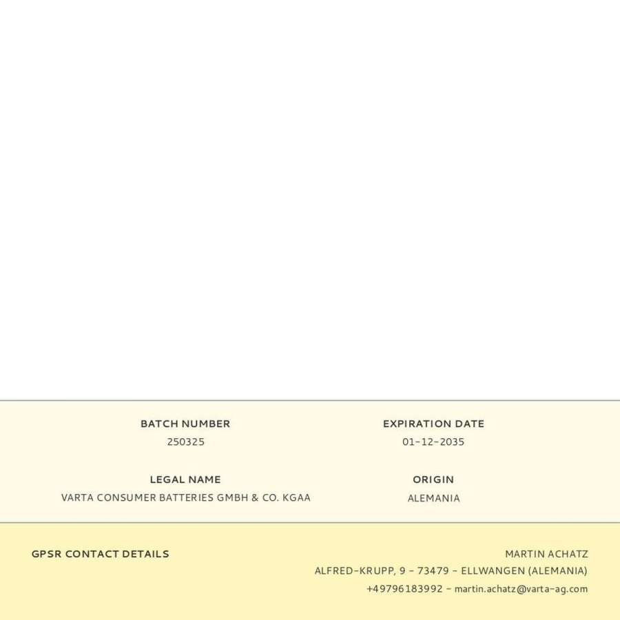 Batterier Varta 1,5 V #2