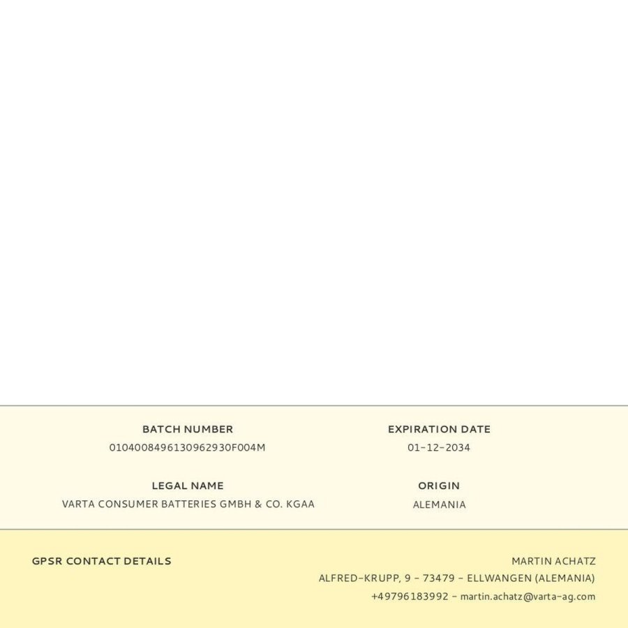 Batterier Varta longlife power cube aaa - lr03 1,5 V AAA LR03 (12 enheder) (12 Dele) #2