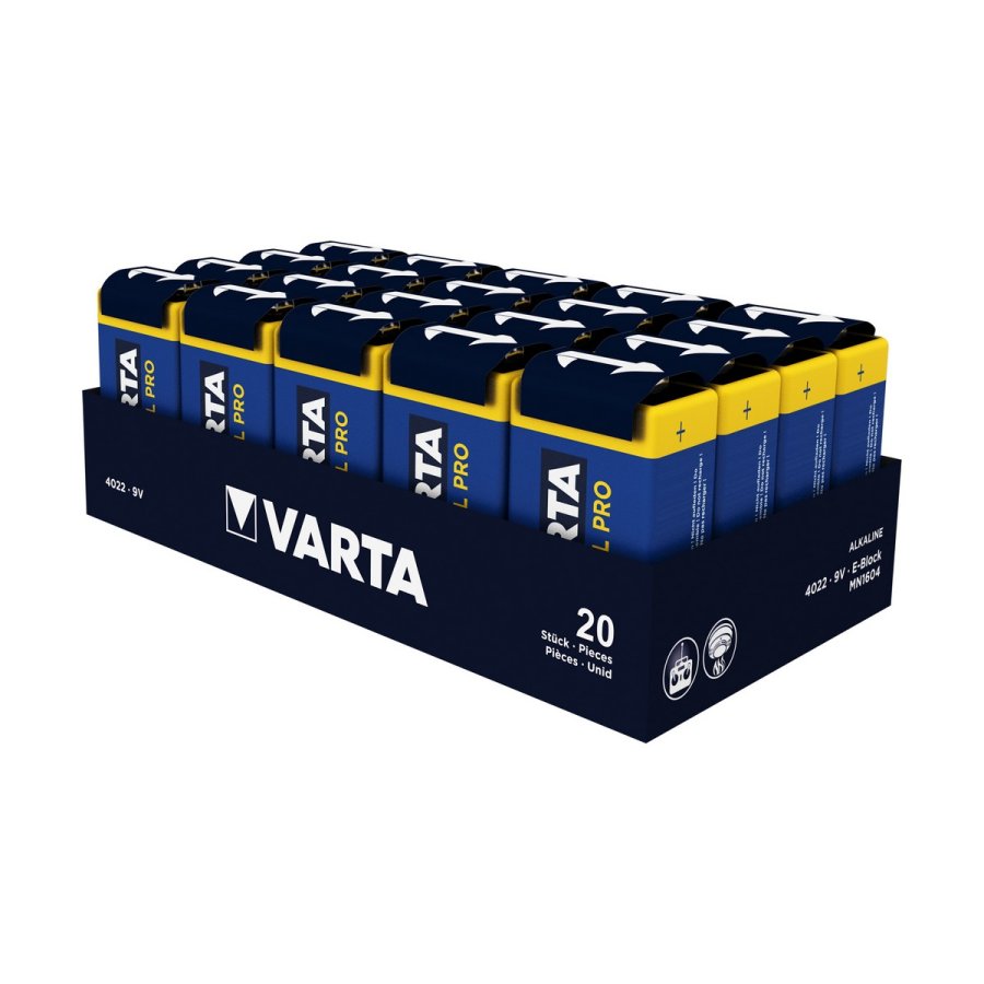 Batterier Varta 6lr61 (20 Dele) #1