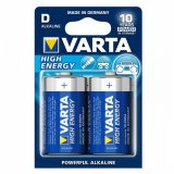 Batteri Varta LR20 D 1,5 V 16500 mAh High Energy 2 Ah 1,5 V (10 enheder) #3