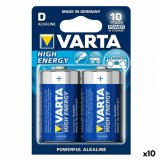 Batteri Varta LR20 D 1,5 V 16500 mAh High Energy 2 Ah 1,5 V (10 enheder) #1