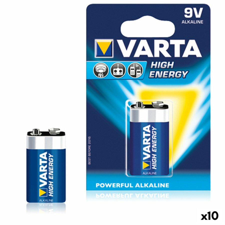 Batteri Varta 6LR61 9V 9 V 580 mAh 1,5 V (10 enheder) #1