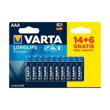 Batterier Varta Longlife Power (20 Dele) #1