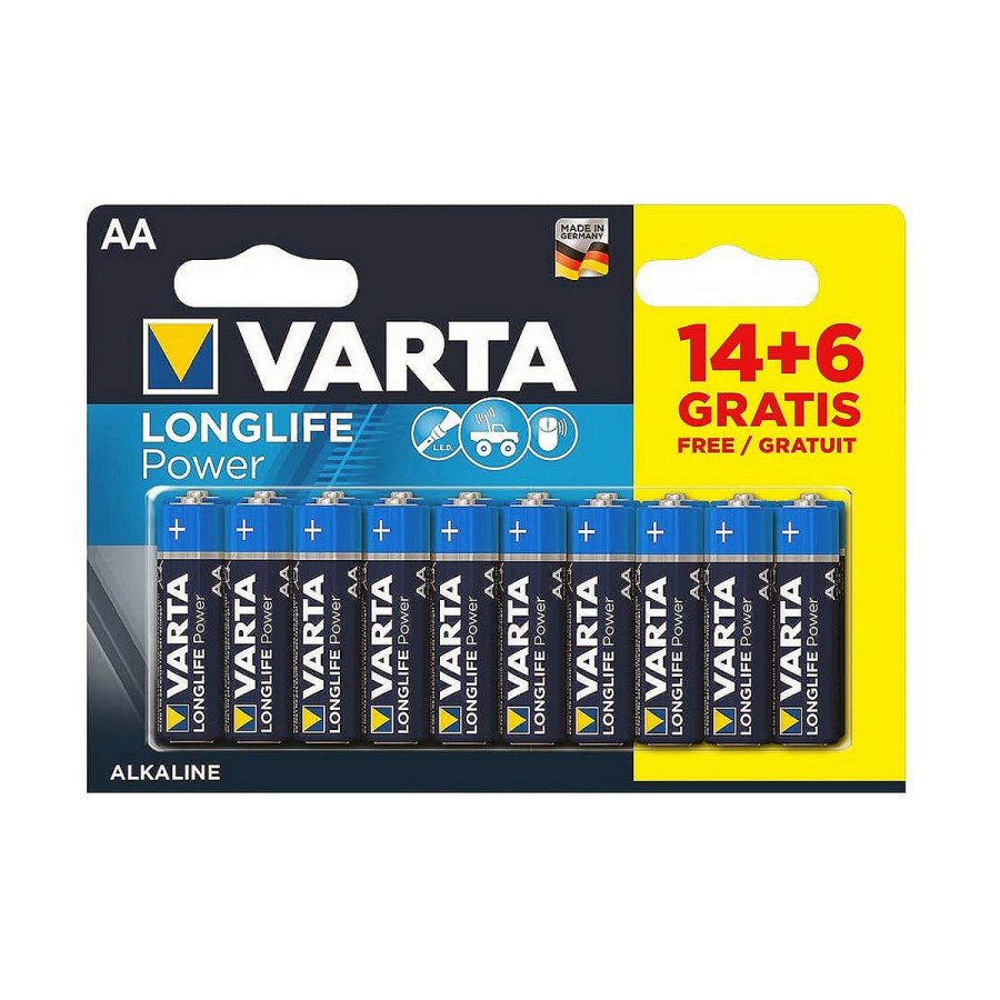 Batterier Varta Longlife Power (20 Dele) #1