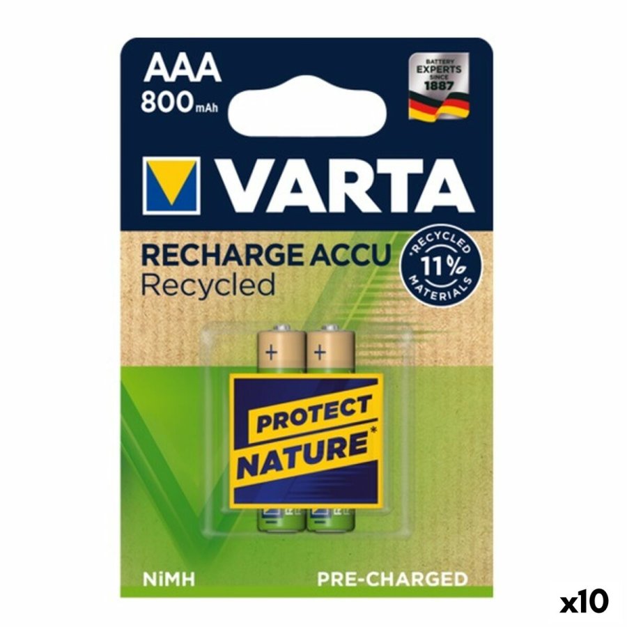 Genopladelige batterier Varta AAA 800MAH 1,2 V 800 mAh AAA (10 enheder) #1