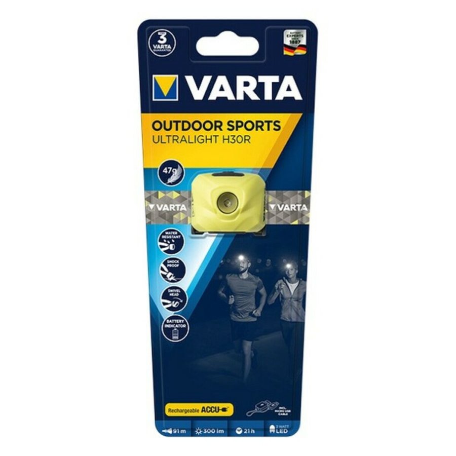 LED Pandelampe Varta H30R 300 lm IPX4 3 W Gul #3