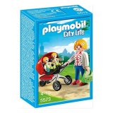 Playset City Life Mama With Twin Cart Playmobil 5573 #1