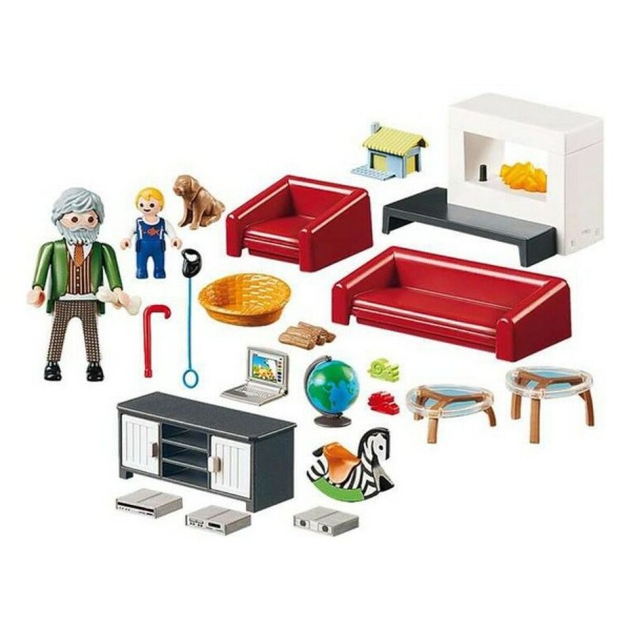 Playset Dollhouse Living Room Playmobil 70207 Spisemuligheder (34 pcs) #2