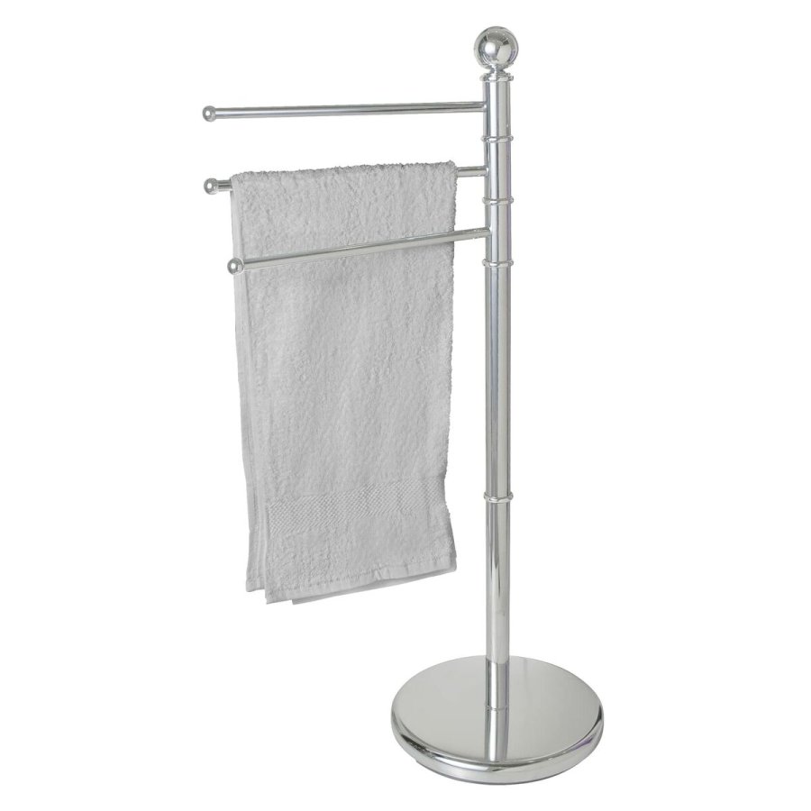 Fritstende hndkldestativ Wenko Exclusive 90 x 48.5 x 28.5 cm Slvfarvet #5