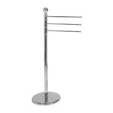 Fritstende hndkldestativ Wenko Exclusive 90 x 48.5 x 28.5 cm Slvfarvet #1