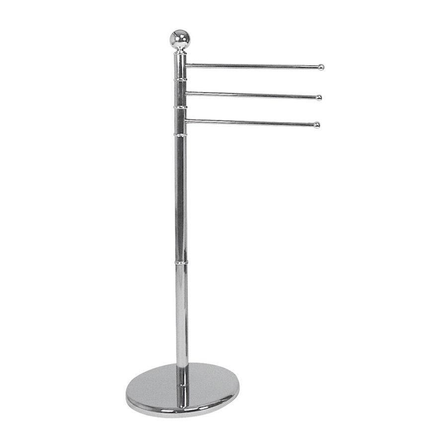 Fritstende hndkldestativ Wenko Exclusive 90 x 48.5 x 28.5 cm Slvfarvet #1