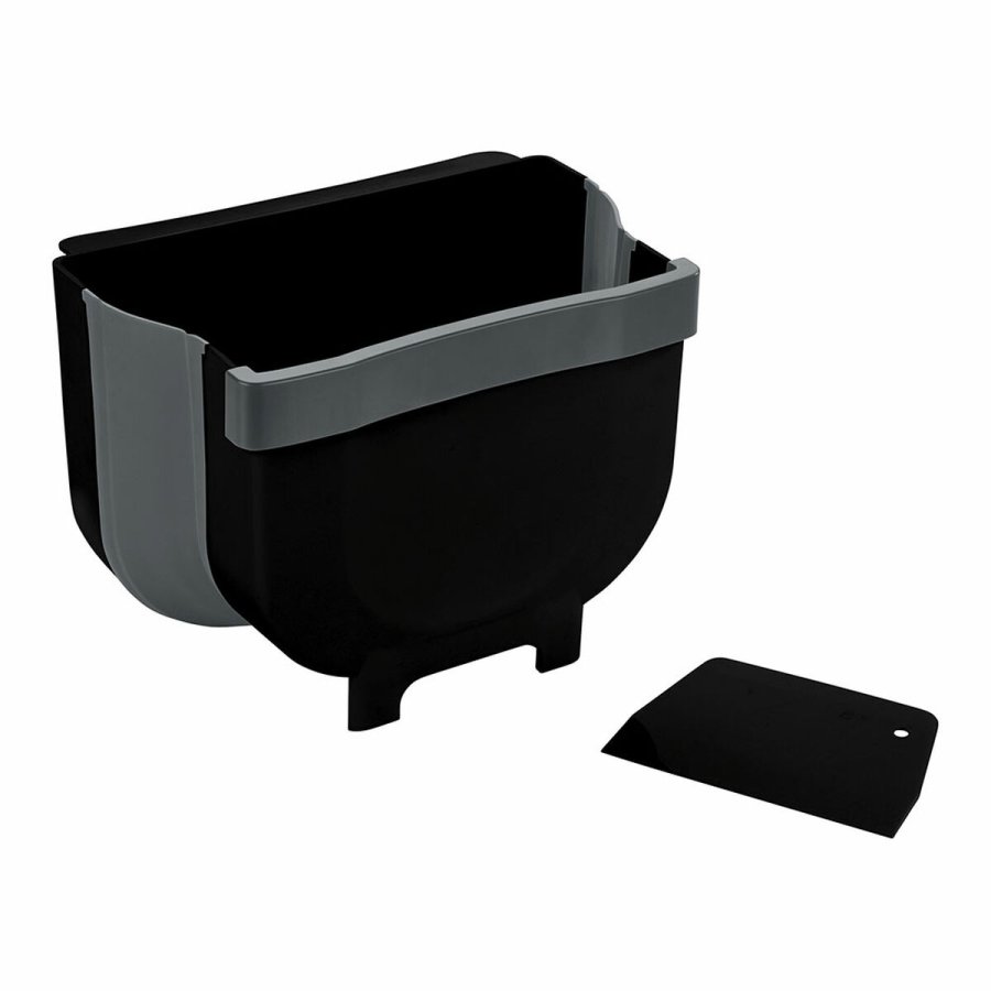 Skabsdr affaldsspand Wenko Fago 55028100 5 L Sort Foldbar #5
