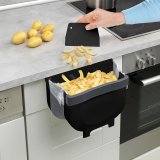 Skabsdr affaldsspand Wenko Fago 55028100 5 L Sort Foldbar #17