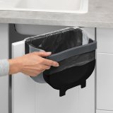 Skabsdr affaldsspand Wenko Fago 55028100 5 L Sort Foldbar #21