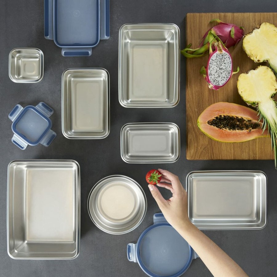 Madkasse Tefal N11505 Slvfarvet Rustfrit stl Rektangulr 1,2 L #7