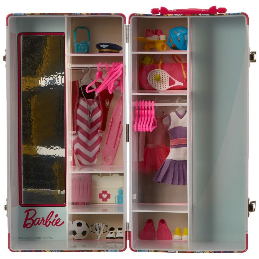Garderobeskab Barbie Cabinet Briefcase #7