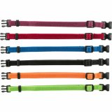 Hundehalsbnd Trixie Sort Rd Koboltbl ble S/M 17-25 cm (6 enheder) #2