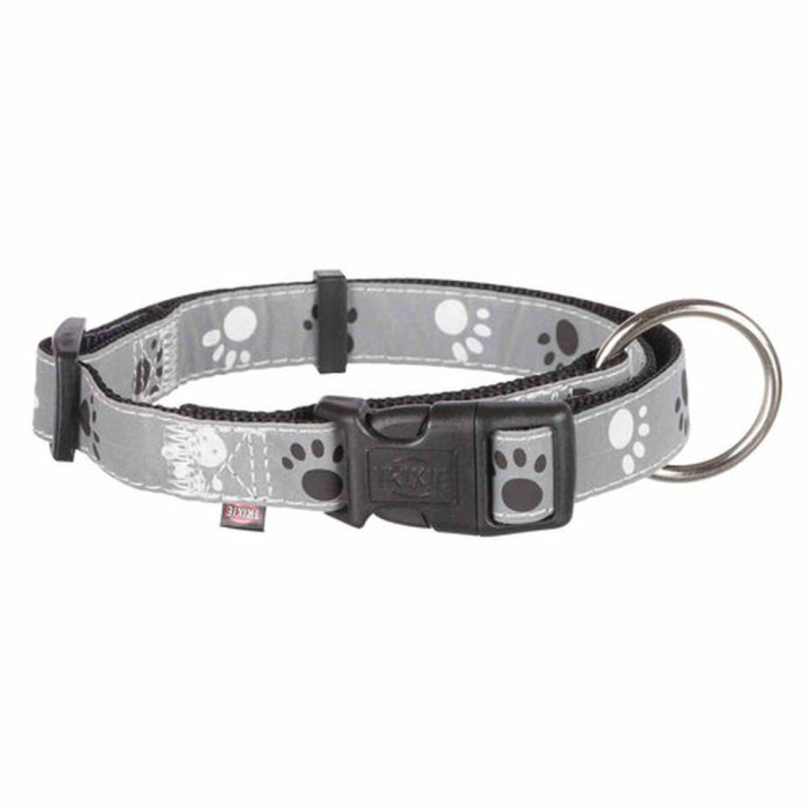 Hundehalsbnd Trixie Silver Reflect Sort Gr L/XL 40-65 cm #2