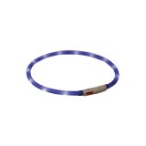 Hundehalsbnd Trixie Flash USB Koboltbl XS-XL #2