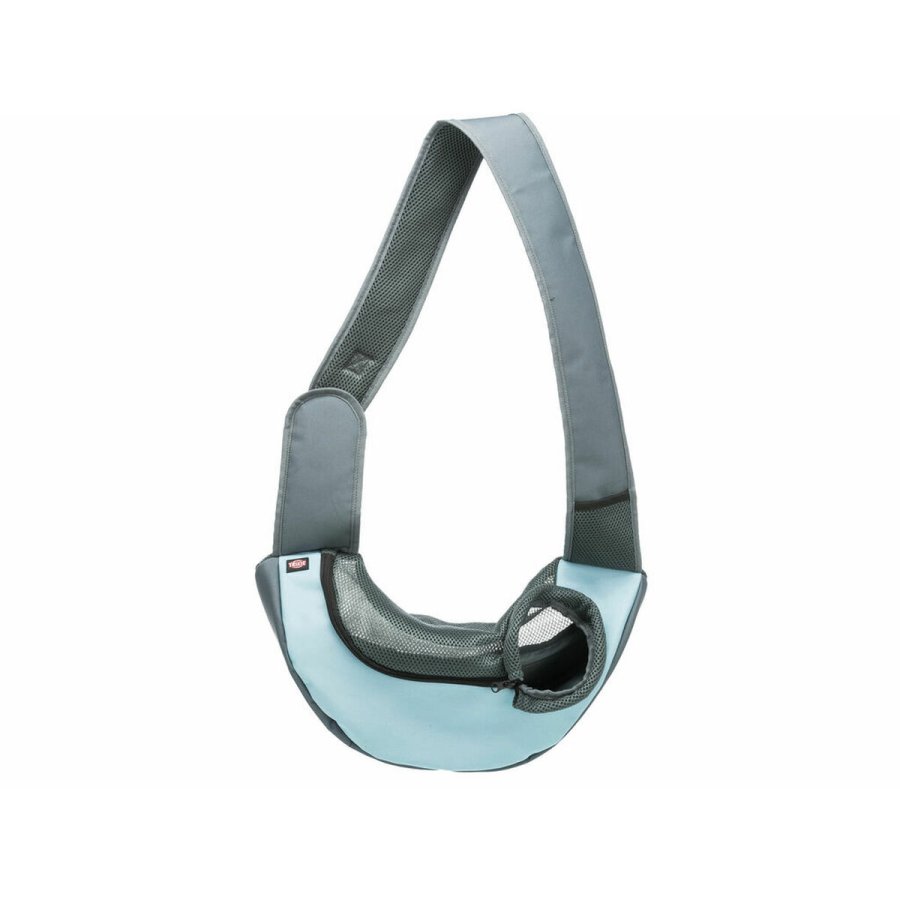 Skuldertaske til kledyr Trixie Sling Lysebl Lysegr Polyester 5  25  18 cm #3