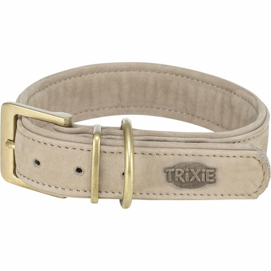 Hundehalsbnd Trixie Pure Lysegr M 36-43 cm #2