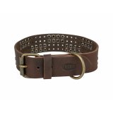 Hundehalsbnd Trixie Rustic Mrkebrun L #1