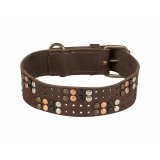 Hundehalsbnd Trixie Rustic Mrkebrun L #5