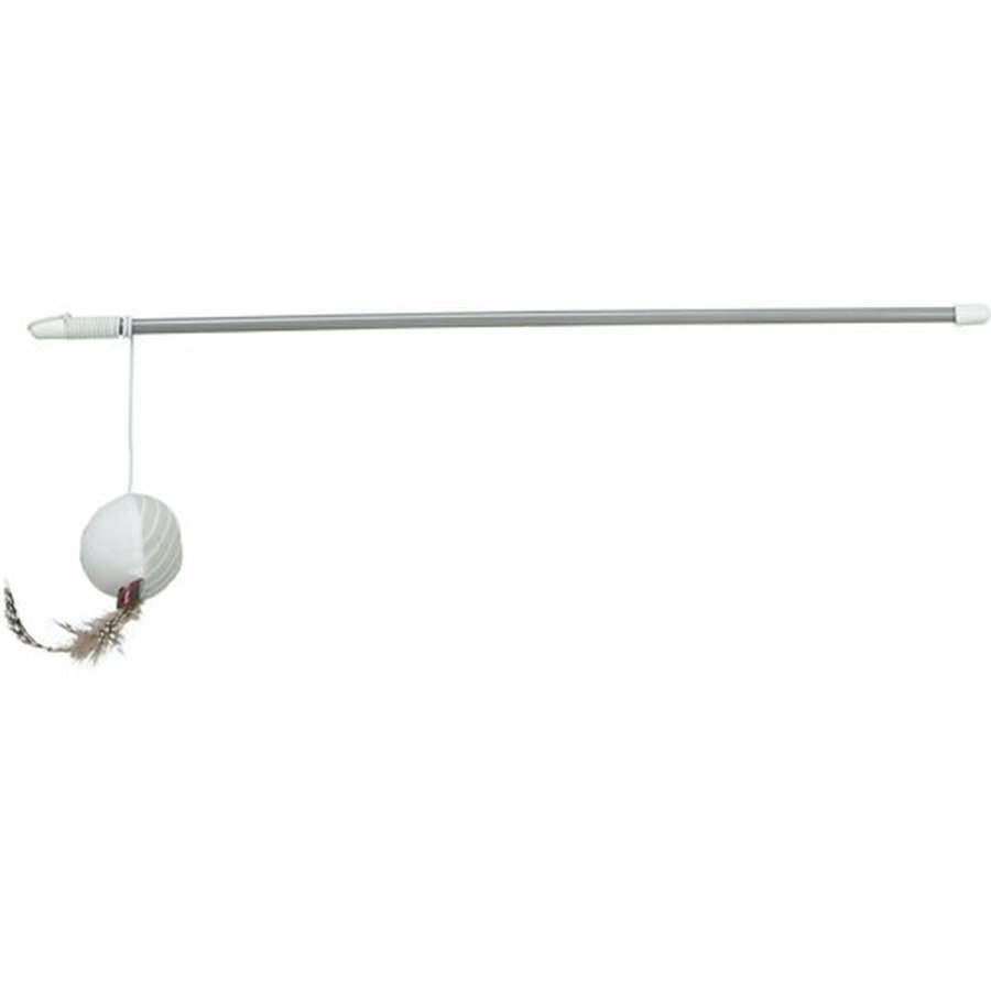 Legetj til katte Trixie Hvid Polyester Plastik #2