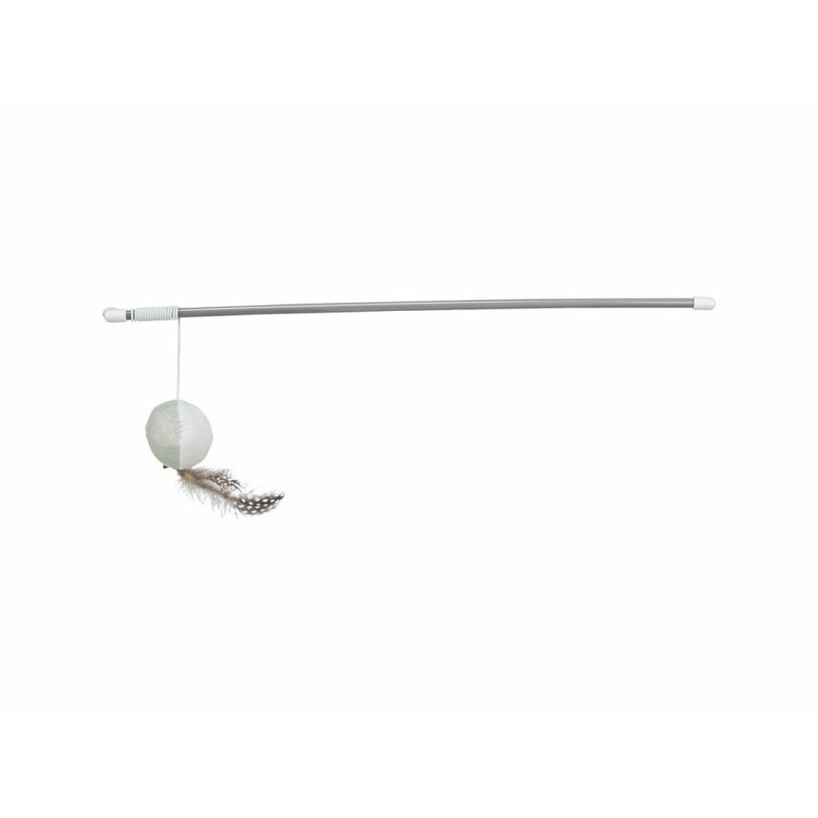 Legetj til katte Trixie Hvid Polyester Plastik #3