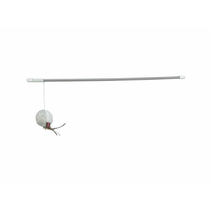 Legetj til katte Trixie Hvid Polyester Plastik #5