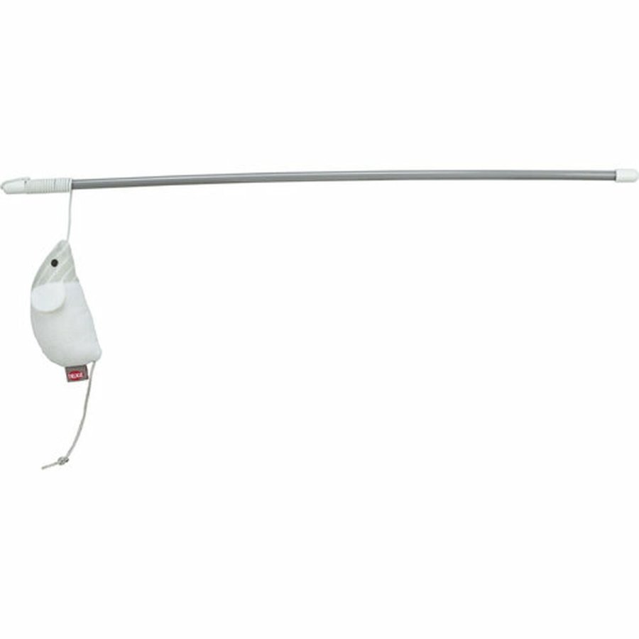 Legetj til katte Trixie Hvid Polyester Plastik Mus #2