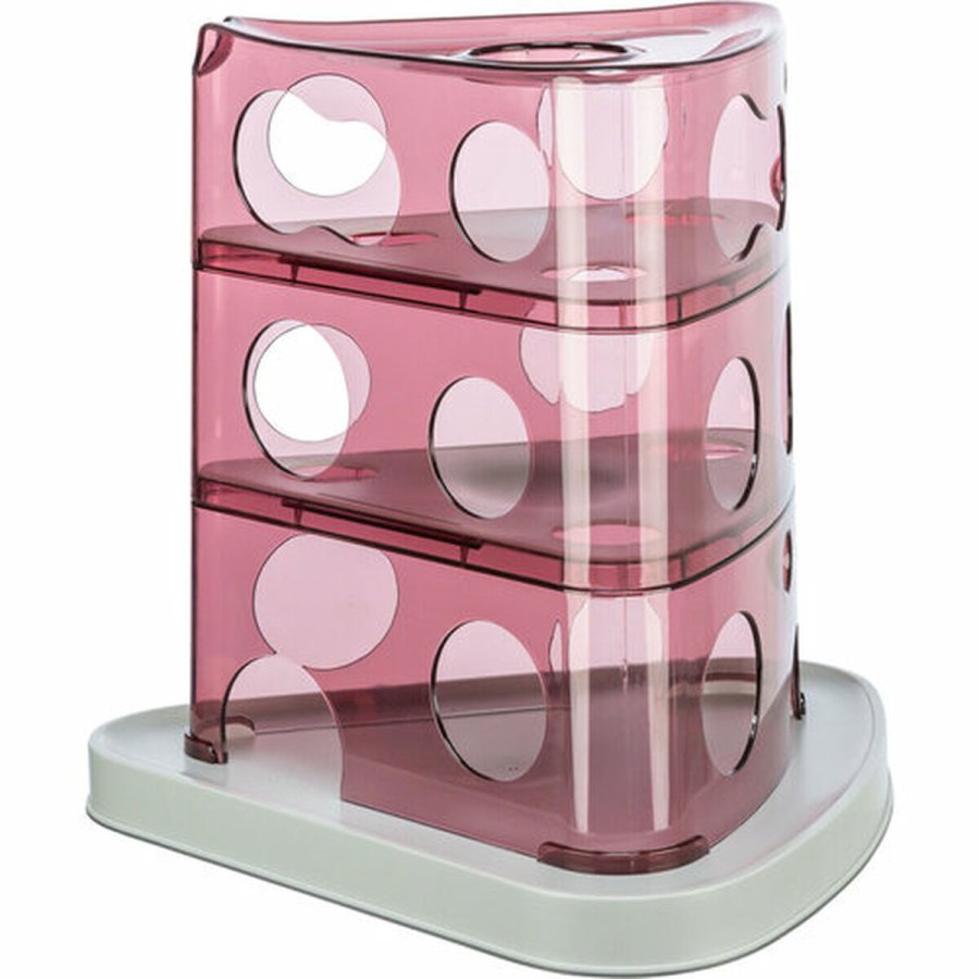Legetj til katte Trixie Cheese Tower Hvid Pink Naturgummi Plastik 32 x 32 x 32 cm #2