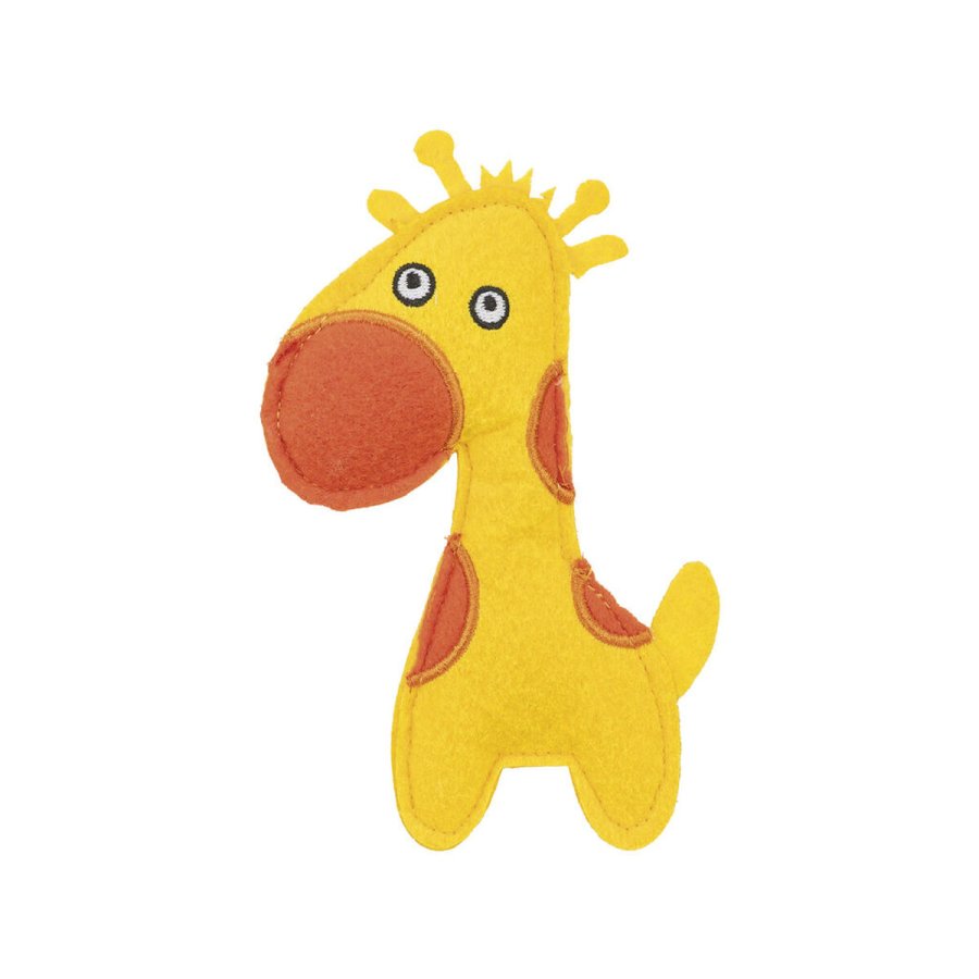 Plush leget�j til hunde Trixie Gul Giraf 15 cm Filt #2