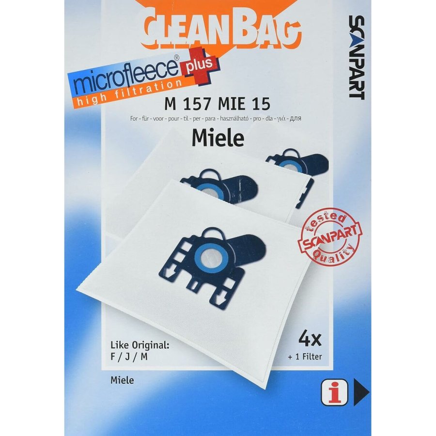 Udskiftningspose til Stvsuger Scanpart M 157 MIE 15 MIELE #1