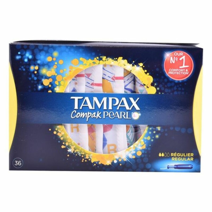 Pakke med tamponer Pearl Regular Tampax Tampax Pearl Compak (36 uds) 36 Enheder #1