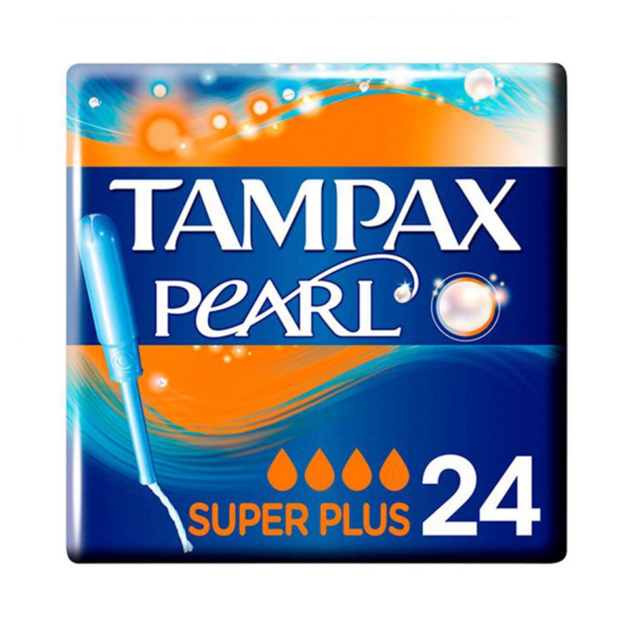 Pakke med tamponer Pearl Super Plus Tampax Tampax Pearl (24 uds) 24 uds #1