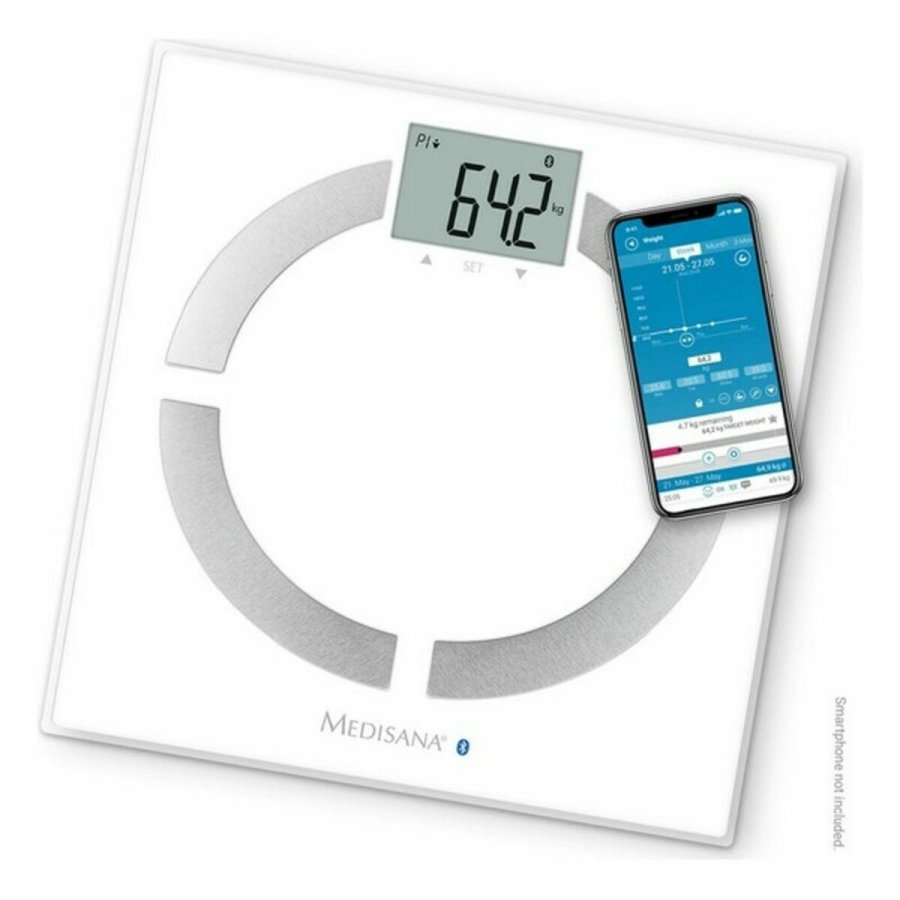Digital badevgt Medisana MED 40444 Hvid 180 kg #9