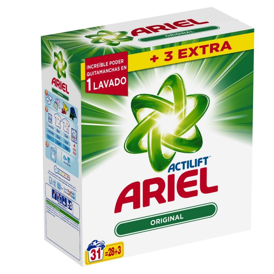Vaskepulver Ariel Actilift Original 2015 g Pulveriseret 31 Vask #1
