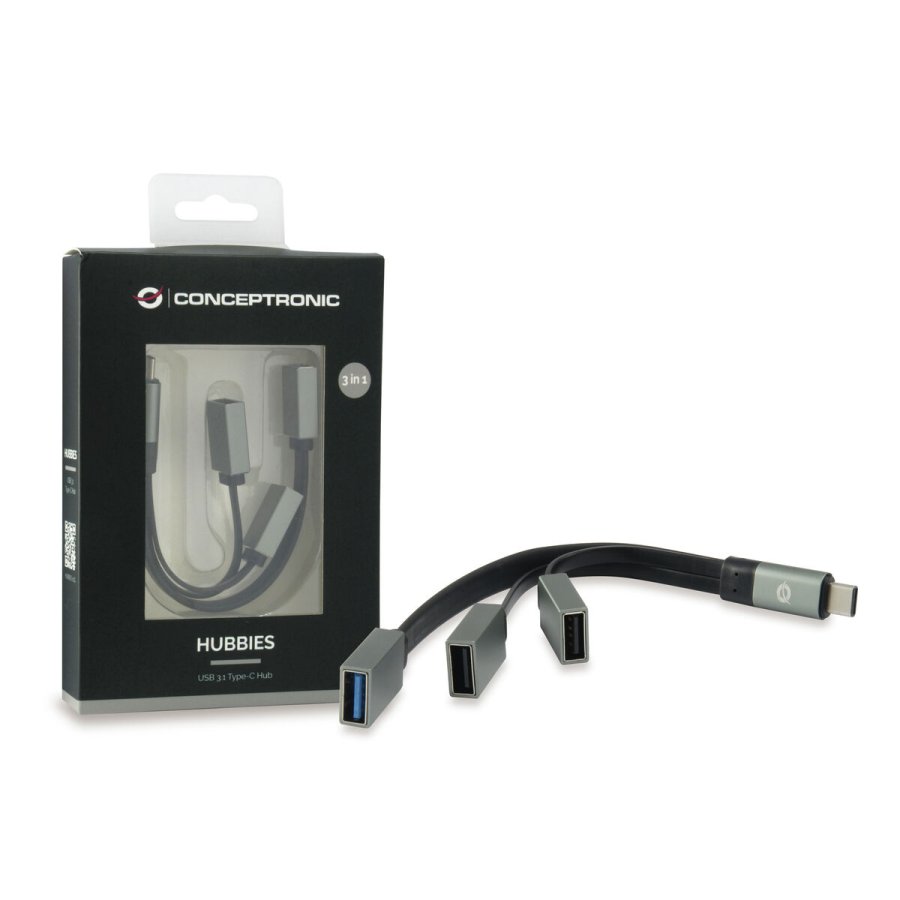 USB Hub Conceptronic 110514407 Gr� #3