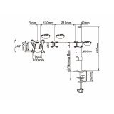 Skrm bord sttte Equip 650151 27
